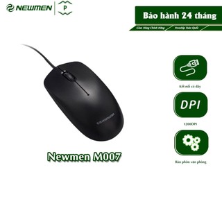 Chuột văn phòng chống rơi vỡ Newmen M005 & M007 - Hàng chính hãng, bảo hành 24TH