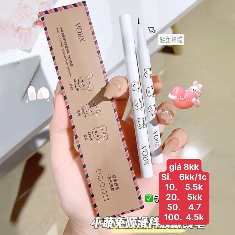 (Bán buôn-chuyên sỉ) Bút Kẻ Mắt Thỏ VOBX