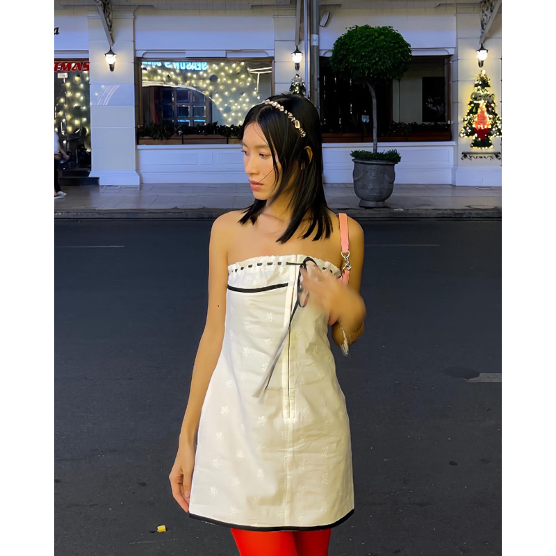 Đầm Mini Y2K Ôm Ngực
