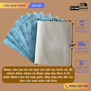 Giấy Nhám Mịn, Giấy Ráp Mịn đánh bóng bề mặt gỗ...