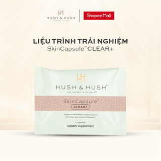  Viên Uống Giảm Mụn Giảm Nhờn - HUSH & HUSH SkinCapsule Clear+ Gói 2 Viên