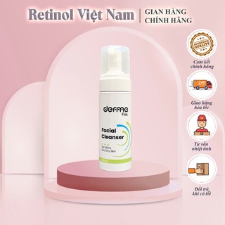 Sữa rửa mặt tạo bọt derma facial cleanser dịu nhẹ dành cho da thường và da khô