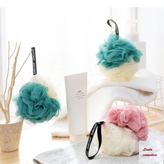 Combo 5 chiếc Bông Tắm Tròn Cao Cấp 2 Màu - Siêu Tạo Bọt Kì Cọ Tẩy Da Chết
