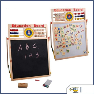Bảng Nam Châm Từ Tính 2 Mặt, bảng gỗ, bảng học sinh cho bé có 2 mặt nam châm từ tính + số và chữ cái