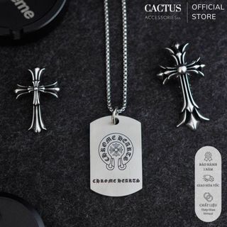 DÂY CHUYỀN CHROME HEART THÉP TITAN KHÔNG GỈ 14