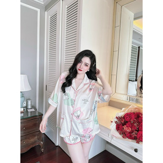 bộ đồ ngủ phom cánh dơi lụa latin cap cấp