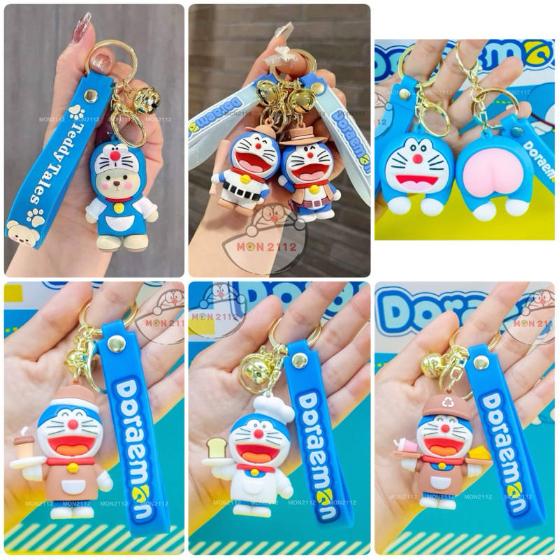 MÓC KHOÁ SILICON DORAEMON DOREMON