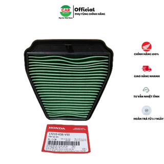 Lọc gió xe máy - tấm lọc khí HONDA WINNER X V2, V3, Hàng Chính Hãng Honda zin 100%. Mã sp 17210K56V50