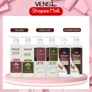 (XẢ KHO DATE 5/2025) Cặp Dầu Gội Xả COLLAGEN KARSEELL MACA 500ML  Phục Hồi Tóc Hư Tổn Siêu Mượt