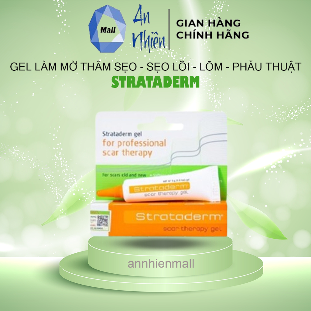 Kem Xóa Sẹo Thâm - Sẹo Lồi - Sẹo Lõm - Sẹo Phẫu Thuật Strataderm Scar Therapy Gel 10g - Nhập Khẩu Chính Hãng Thụy Sỹ