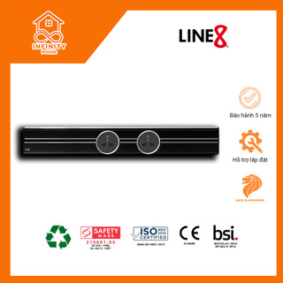 COMBO 2 l Thanh Ray Dẫn Điện Nổi ( Model S ) 600mm + 2 Ổ Cắm Điện (đen hoặc trắng) l Hàng Chính Hãng