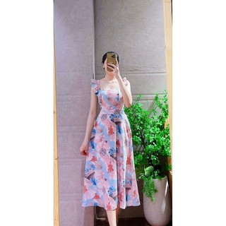 ❣❣DCT 01 0014. Đầm maxi thiết kế cánh tiên freesize 45-60kg