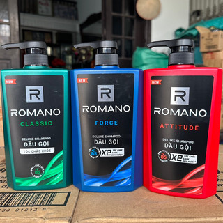 Dầu gội Romano hương nước hoa 650g .
