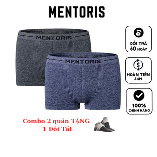 Combo 2 quần  Mentoris cao cấp, dệt liền không đường may thoát ẩm thông thoáng