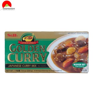 Viên cà ri cay - golden curry medium hot 220g nhật bản