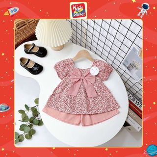 Set quần áo hoa nhí cho bé gái (Nhiều Màu) (8-30kg, cao 80-140cm) VN0003