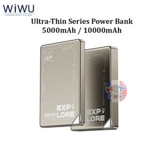 Sạc dự phòng không dây MS WiWU Ultra-Thin Wi-P019 5000 / Wi-P020 10000 mah