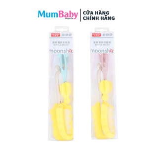 Cây súc bình/ cọ rửa bình sữa Moonship xốp