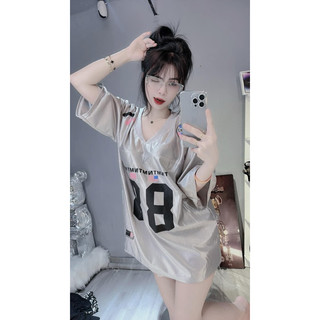  Áo phông nữ nam chất Cotton thông hơi form rộng giấu quần -Áo Bạc 88