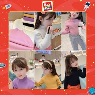 Áo len tăm cổ 3 phân trẻ em - Từ 10kg tới 35kg - N00581