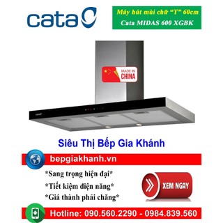 Máy hút mùi nhà bếp dạng phẳng 60cm cata midas xgbk 600