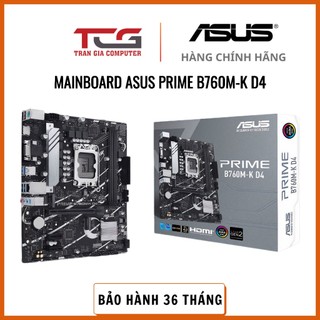 Mainboard asus prime b760m-k d4 bảo hành 36 tháng