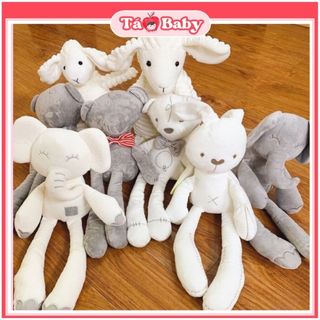Thú nhồi bông dễ thương hình voi gấu thỏ cho bé nghộ nghĩnh mềm mại an toàn TNB03