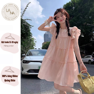 Váy babydoll ngắn tay cánh tiên