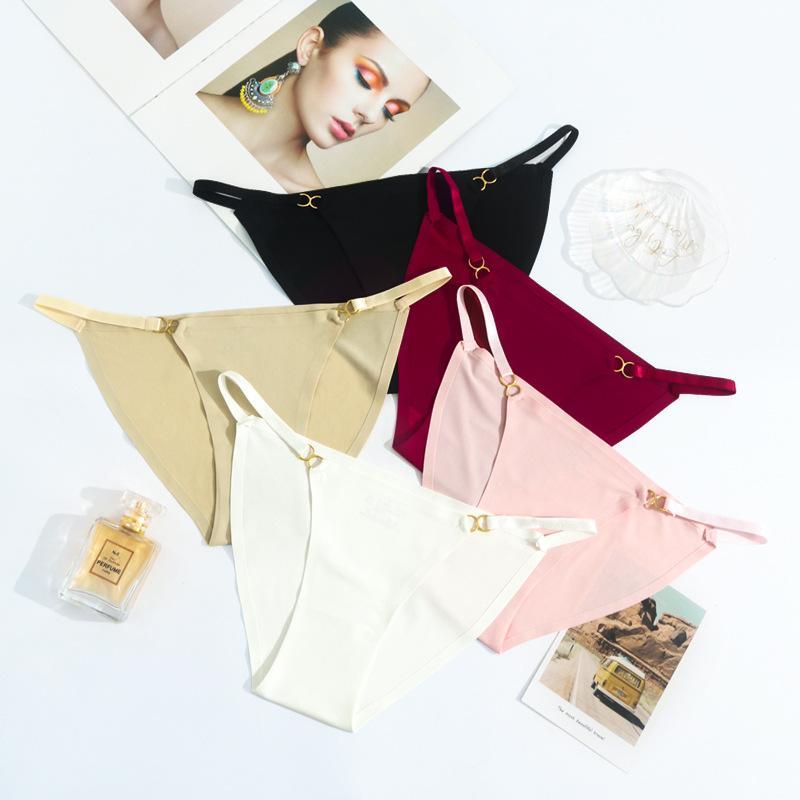 Quần Lót Nữ Litabikini, Quần Lót Lụa Băng Cao Cấp Dây Mảnh Móc Xích Xinh Xắn - BL09