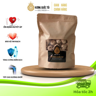 Tỏi Đen Lý Sơn Vương Quốc Tỏi loại nhiều tép tốt cho tim mạch, sức đề kháng 200g 500g