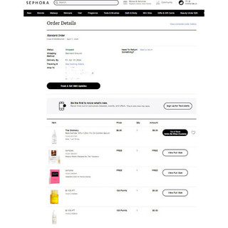 [Bill Sephora ] Vial nước hoa 1,2ml &  2ml