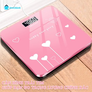 Cân điện tử SNACKBAR có độ chính xác cao, Cân điện tử sức khỏe có đồng hồ LED hiển thị số cân tiện lợi bền đẹp
