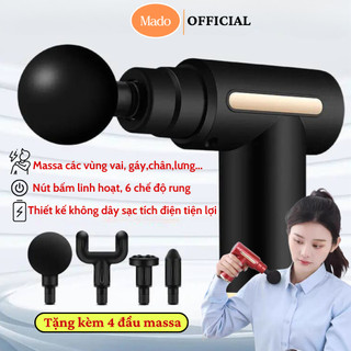 Máy massage cầm tay mado 6 chế độ chuyên sâu hỗ trợ giảm mỏi toàn thân cải thiện sức khoẻ