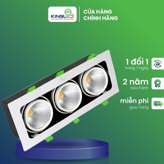 Đèn hộp led âm trần chiếu rọi cao cấp topaz kingled, 10w-20w-30w gl-ss series