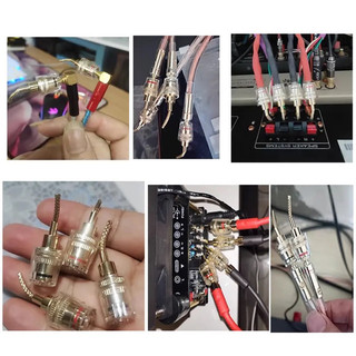 jack Mỏ chim cao cấp mạ vàng /jack loa chuyển bắp chuối ra mỏ chim mềm  (đơn giá 1 chiếc)