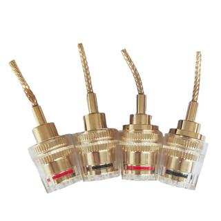 jack Mỏ chim cao cấp mạ vàng /jack loa chuyển bắp chuối ra mỏ chim mềm  (đơn giá 1 chiếc)