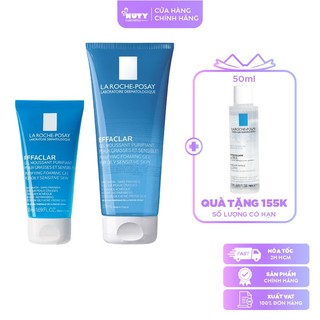 Sữa Rửa Mặt La Roche-Posay Effaclar Purifying Foaming Gel Cleanser (200ml)
