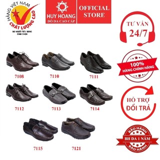Giày nam da bò nhiều loại màu nâu hp7108-10-11-12-13-14-15-21