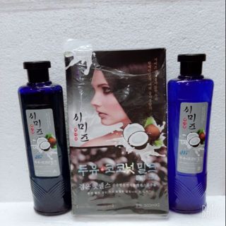 Combo Thuốc nhuộm phủ bạc đen + Bát nhuộm + Chổi nhuộm