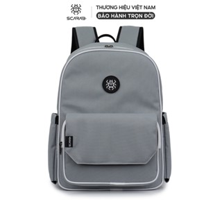 Balo Đi Học Nam Nữ SCARAB DAYPACK BACKPACK Form Chắc Chắn Dày Dặn Đựng Vừa Lap 15,6inch Mỏng