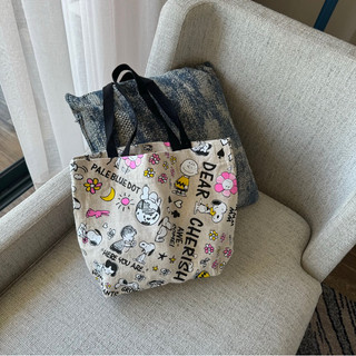 Tote đi biển bao xinh peanut - snoopy chất bố