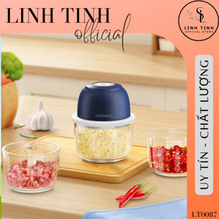 Máy xay mini đa năng không dây - Máy xay thịt, tỏi, ớt, rau củ mini cầm tay, sạc tích điện
