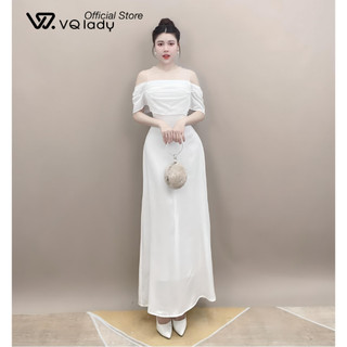 Đầm lụa thiết kế D40 phối lưới sang chảnh