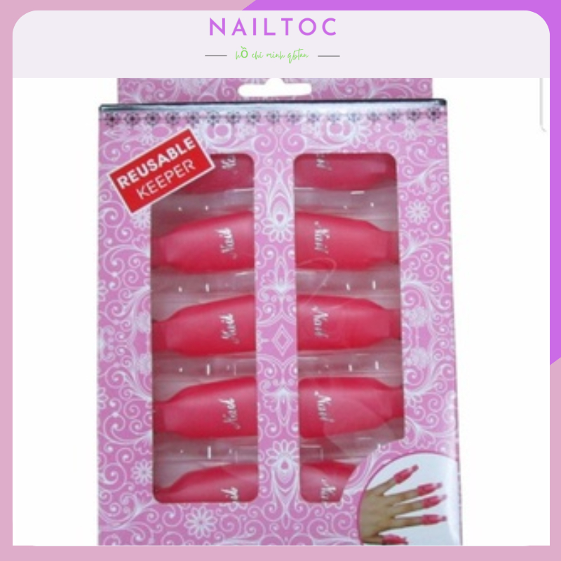 Kẹp tay ủ móng gel (10 cái/25k,)