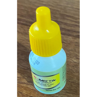 Sun - imectin Nhỏ gáy ve rận, ghẻ mạt, kí sinh trùng giun tròn ,giun kim cho chó mèo, lọ 10ml