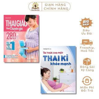 Sách: combo tri thức thai sản bà bầu cần biết + thai giáo theo chuyên gia