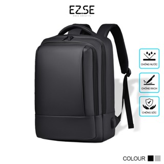 Balo đựng laptop 15.6 inch 17 inch cao cấp EAZY BLA01 có cổng sạc USB , Balo laptop chống sốc chống nước nam nữ
