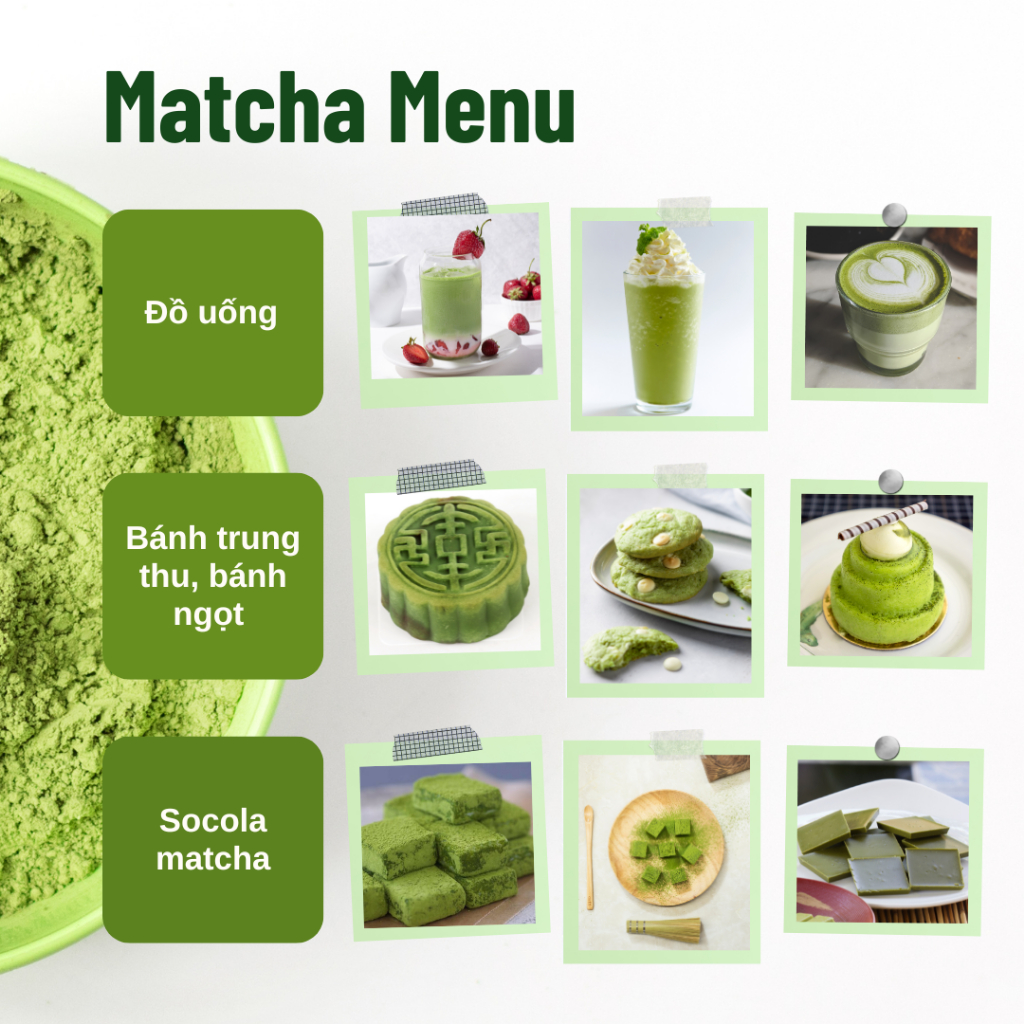 [Organic] Bột Trà Xanh Fuji Matcha Nguyên Chất Vụ Xuân Pha Đồ Uống, Đắp Mặt, Trắng Da 100g/30g | BigBuy360 - bigbuy360.vn