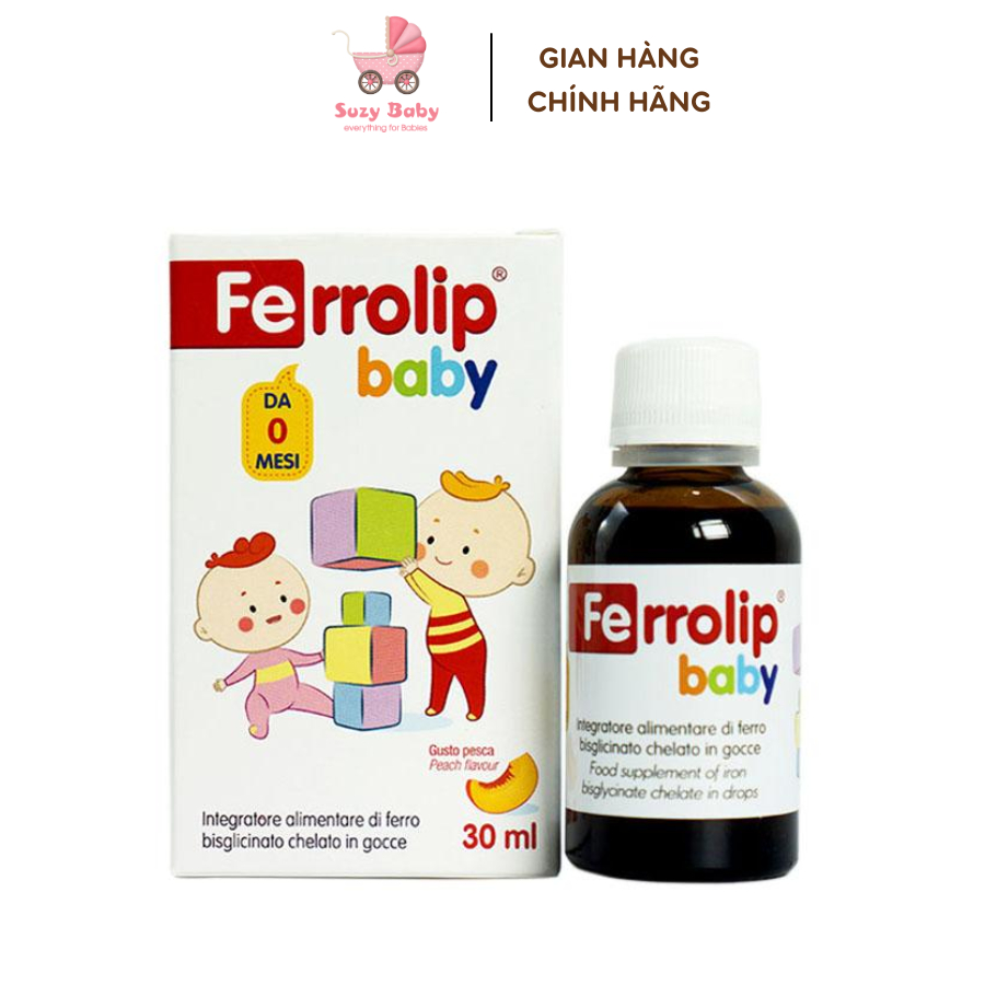 Sắt Hữu Cơ cho bé Ferrolip baby (30ml)