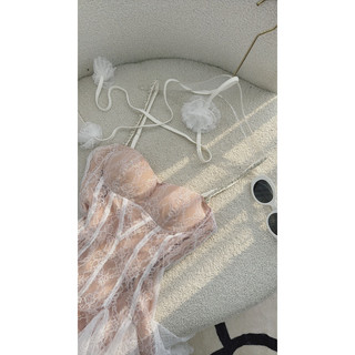 ĐẦM VOAN LƯỚI 2S CÚP NGỰC CHOCKER HOA CỔ